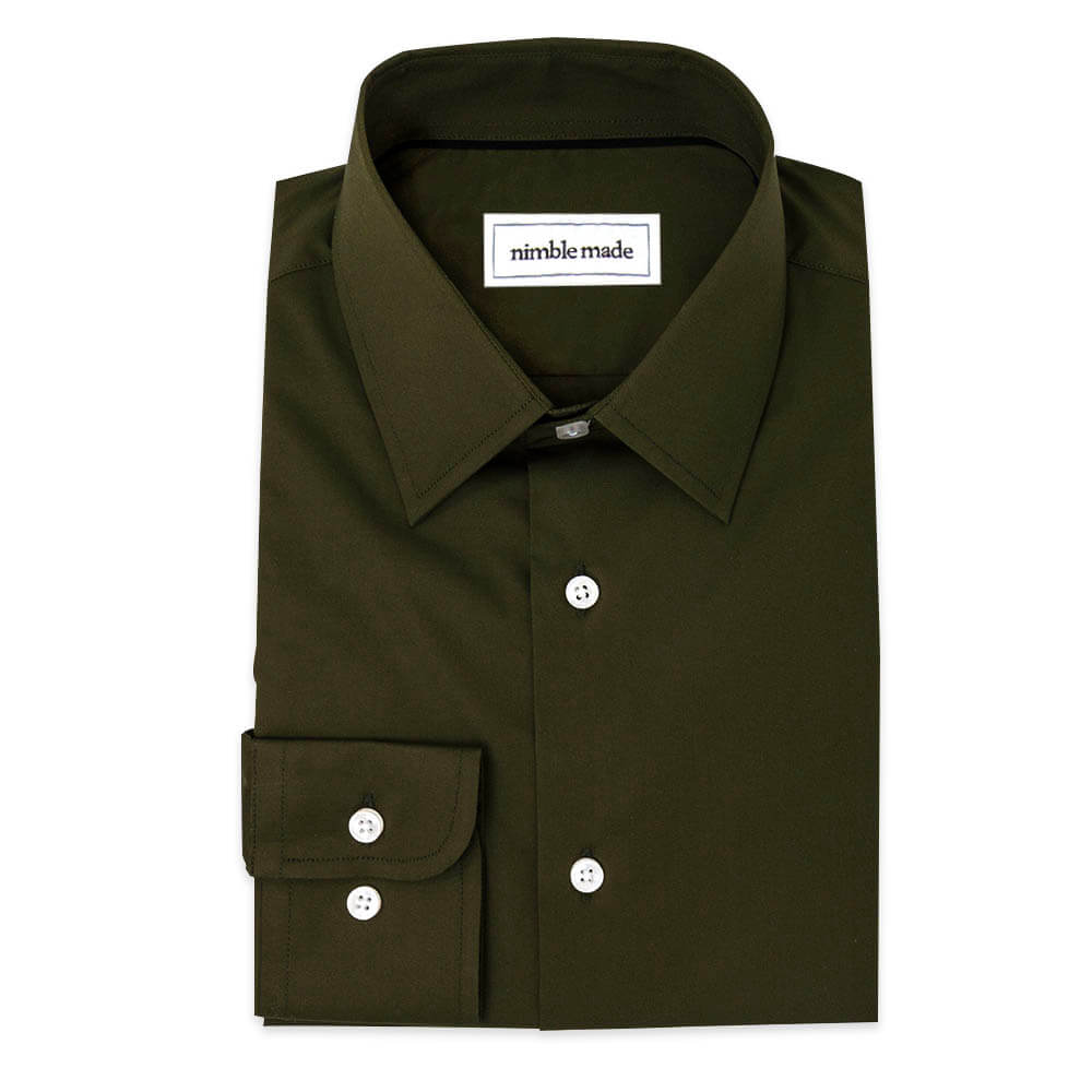 Olive Green Dress Shirt | The ...